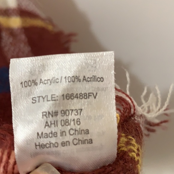 Fall Blanket Scarf (Square) - Picture 3 of 4